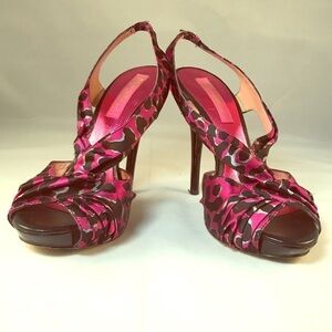 Betsey Johnson Cheetah Print Heels- Size 6